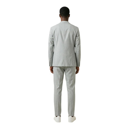 Bicolor Polyester Blazer