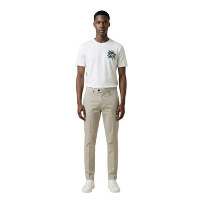 Beige Cotton T-Shirt