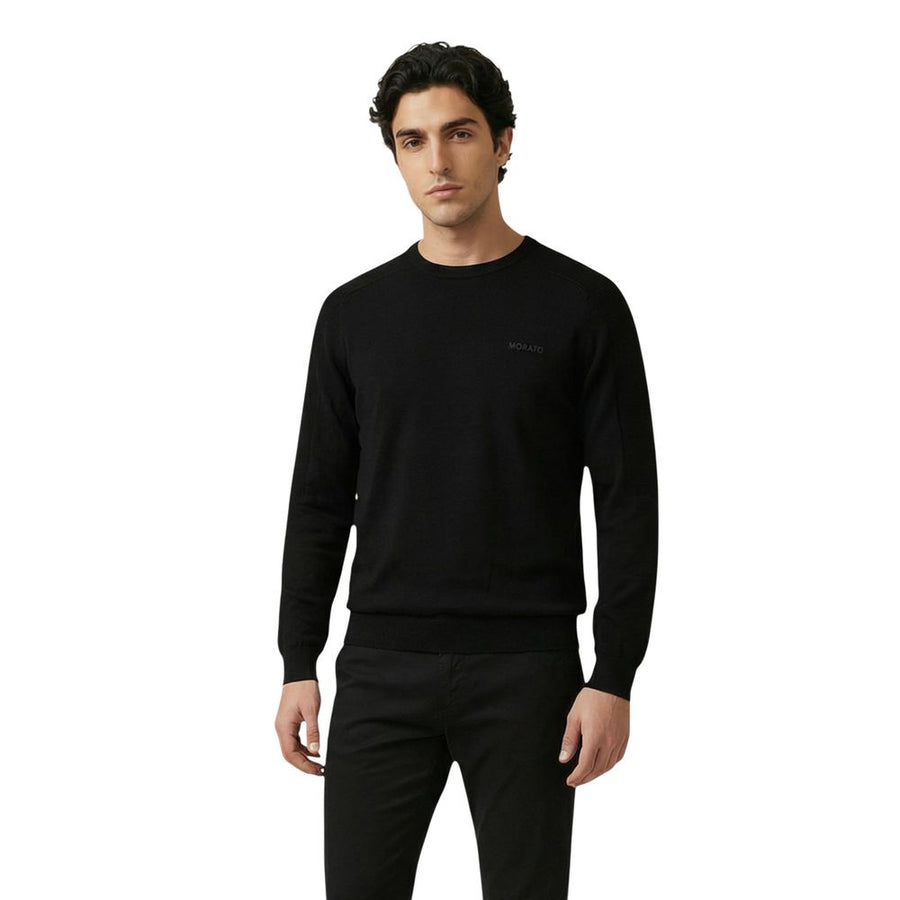 Black Cotton Sweatshirt