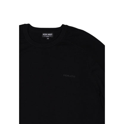 Black Cotton Sweatshirt