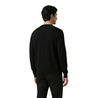 Black Cotton Sweatshirt