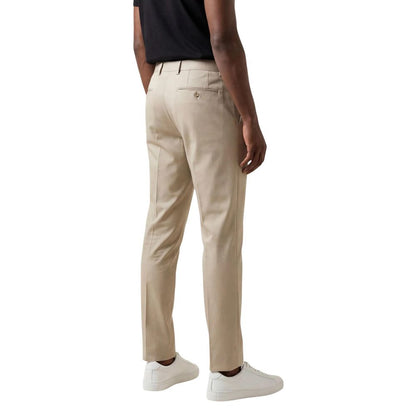 Beige Lyocell Dress Pants