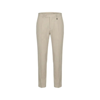 Beige Lyocell Dress Pants