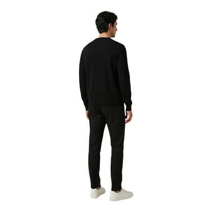 Black Cotton Sweatshirt