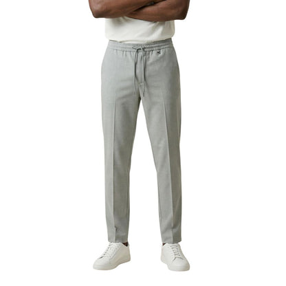 Bicolor Polyester Dress Pants