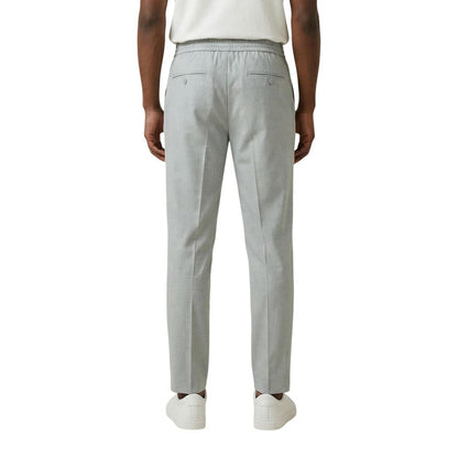 Bicolor Polyester Dress Pants