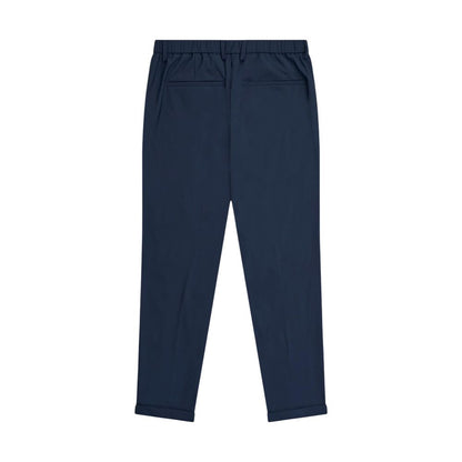 Blue Polyamide Dress Pants