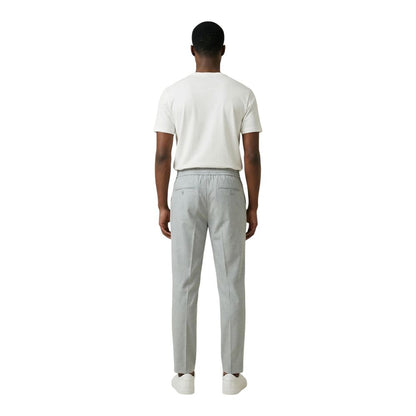 Bicolor Polyester Dress Pants