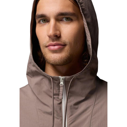 Gray Nylon Shell Jacket