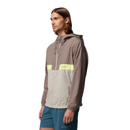 Gray Nylon Shell Jacket