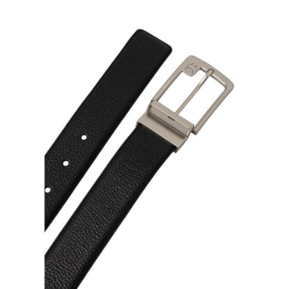 Bicolor Leather Regular Belt
