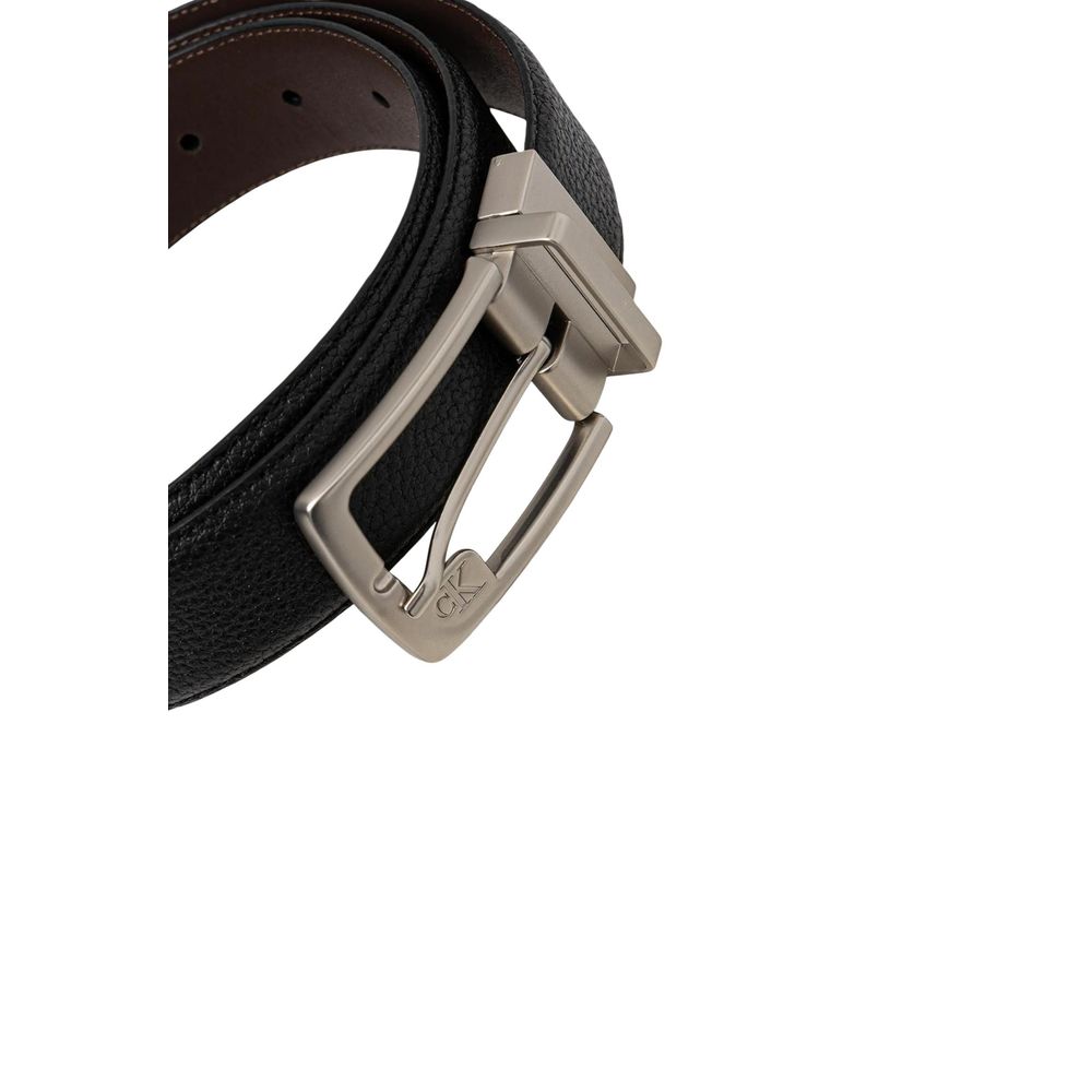 Bicolor Leather Regular Belt