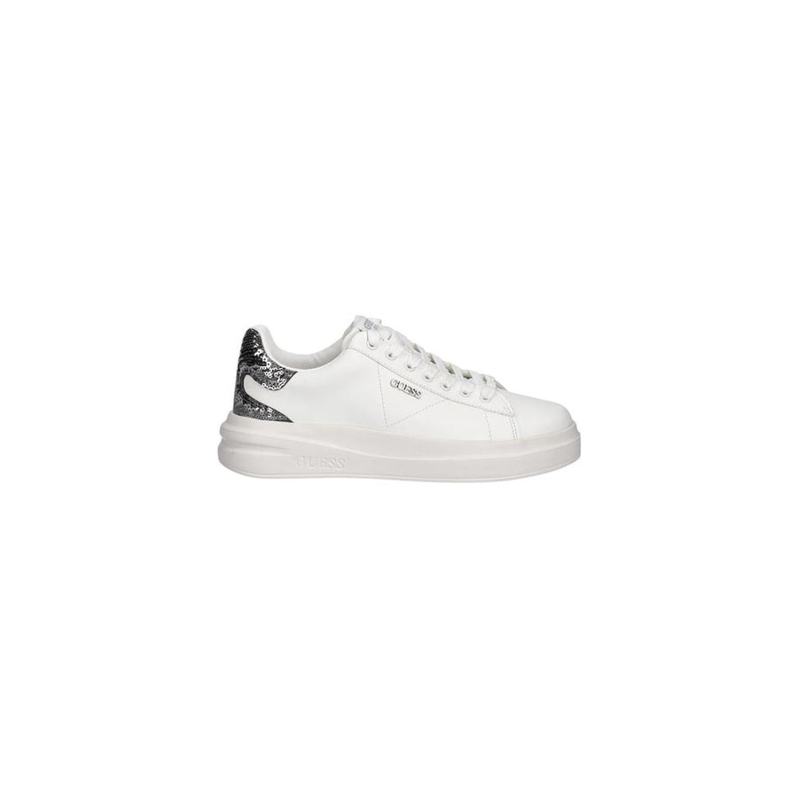 Silver Leather Sneakers