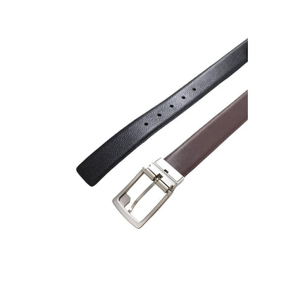 Bicolor Leather Regular Belt