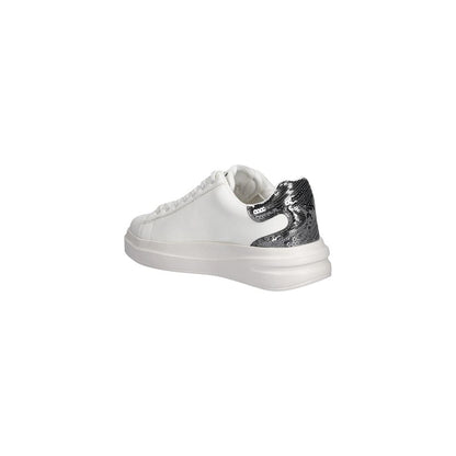 Silver Leather Sneakers