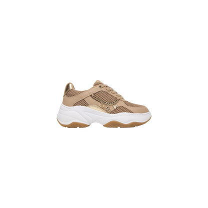Beige Polyethylene Chunky Sneakers