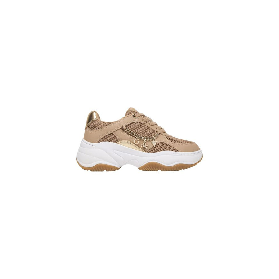 Beige Polyethylene Chunky Sneakers