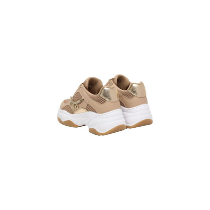 Beige Polyethylene Chunky Sneakers