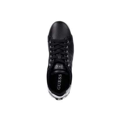 Black Polyethylene Platform Sneakers