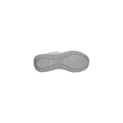 Silver Polyester Chunky Sneakers