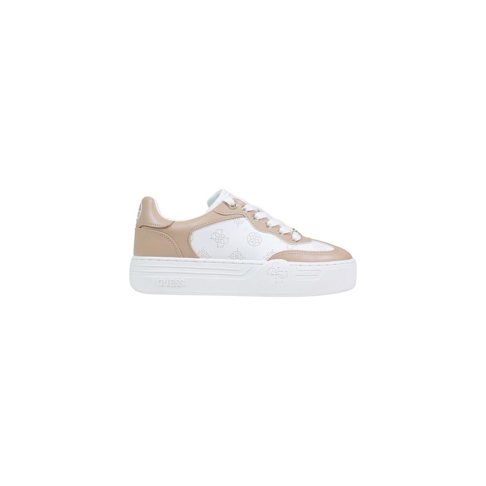 Beige Polyethylene Low Top Sneakers