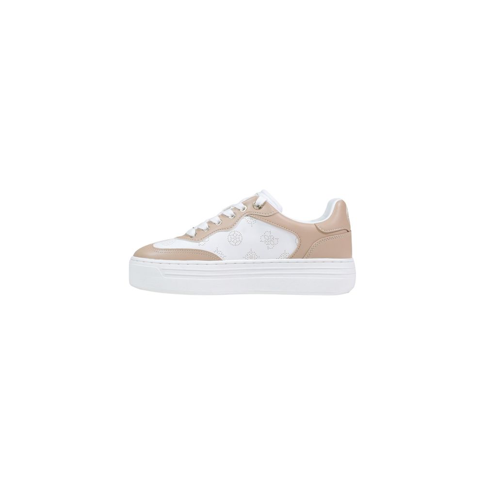 Beige Polyethylene Low Top Sneakers