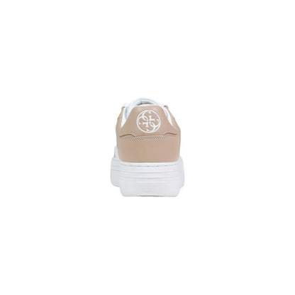 Beige Polyethylene Low Top Sneakers