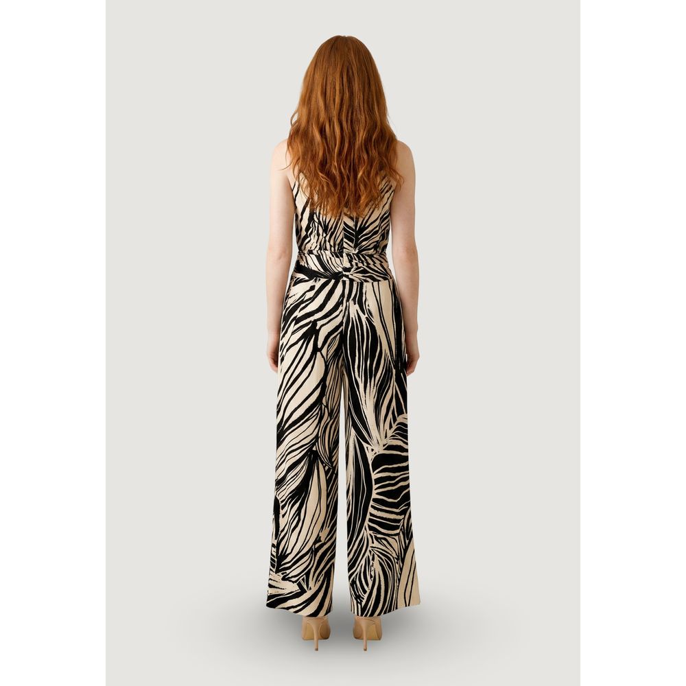 Brown Polyester Jumpsuit