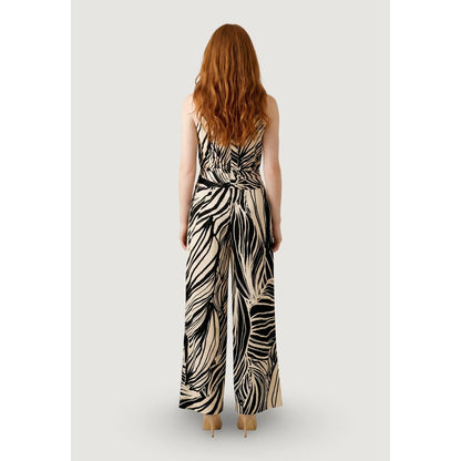 Brown Polyester Jumpsuit