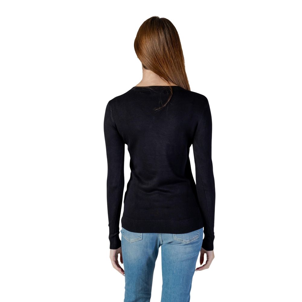 Black Viscose Sweatshirt