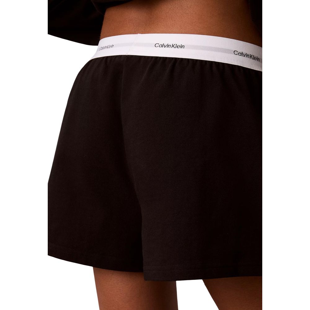 Black Cotton Set Sleepwear