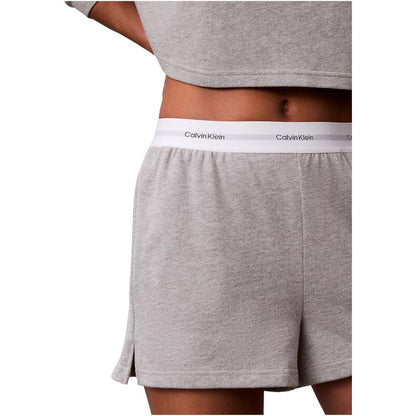 Gray Cotton Bottoms Sleepwear