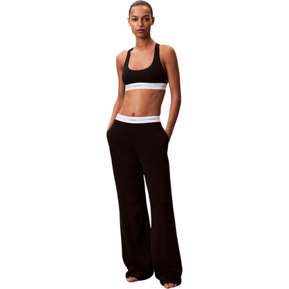 Black Cotton Bottoms Sleepwear