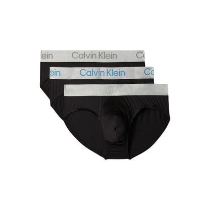 Black And White Recycled Polyester Briefs