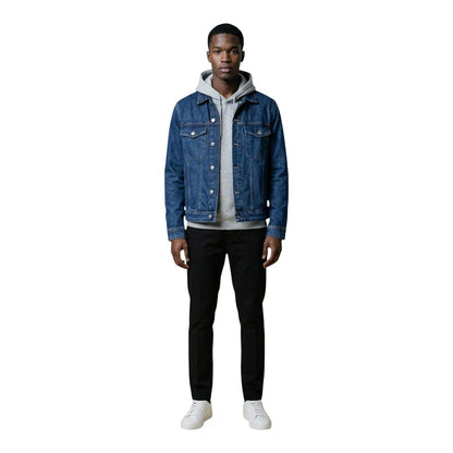 Blue Cotton Denim Jacket