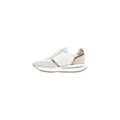 Beige Polyethylene Athletic Sneakers