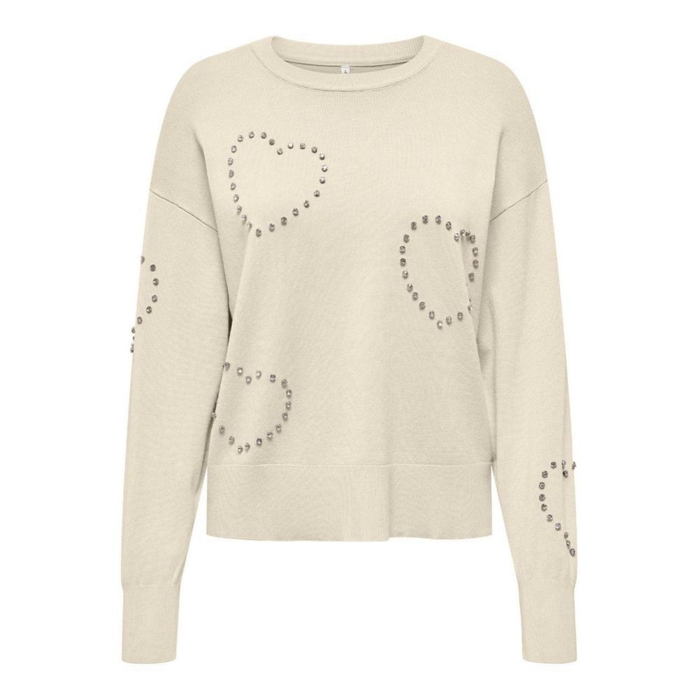 Cream Viscose Sweatshirt