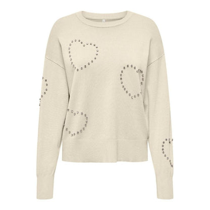 Cream Viscose Sweatshirt