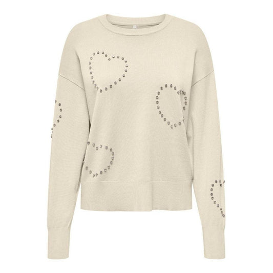 Cream Viscose Sweatshirt