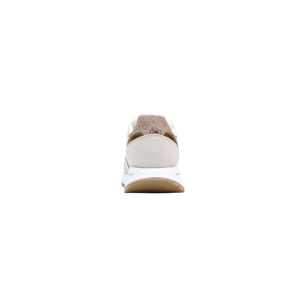 Beige Polyethylene Athletic Sneakers