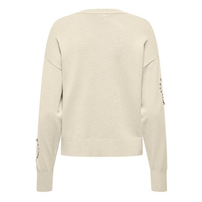 Cream Viscose Sweatshirt