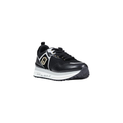 Black Polyethylene Chunky Sneakers