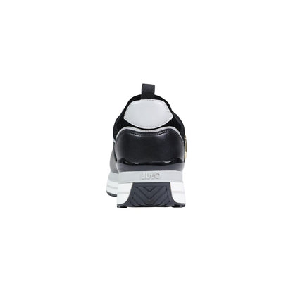 Black Polyethylene Chunky Sneakers
