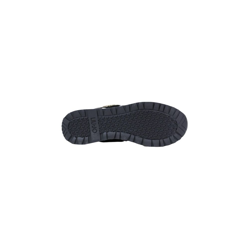 Black Polyethylene Chunky Sneakers