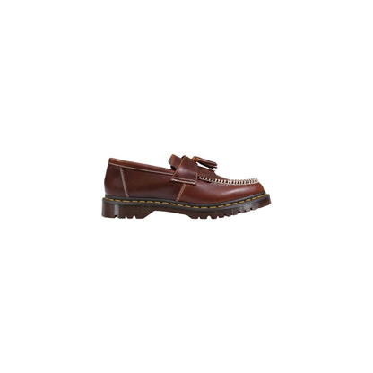 Brown Leather Slip-On Loafers