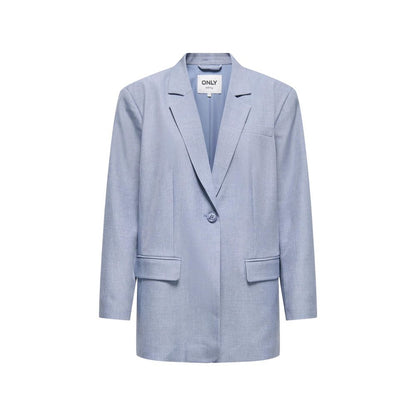 Blue Polyester Blazer