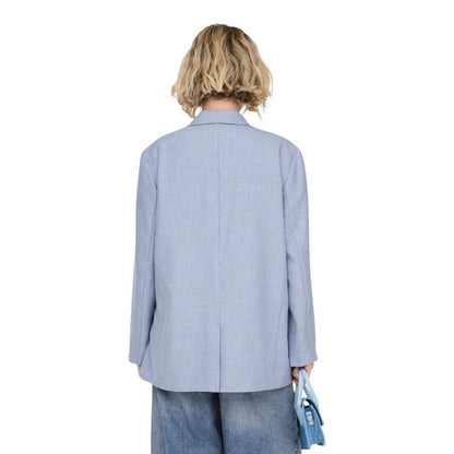 Blue Polyester Blazer