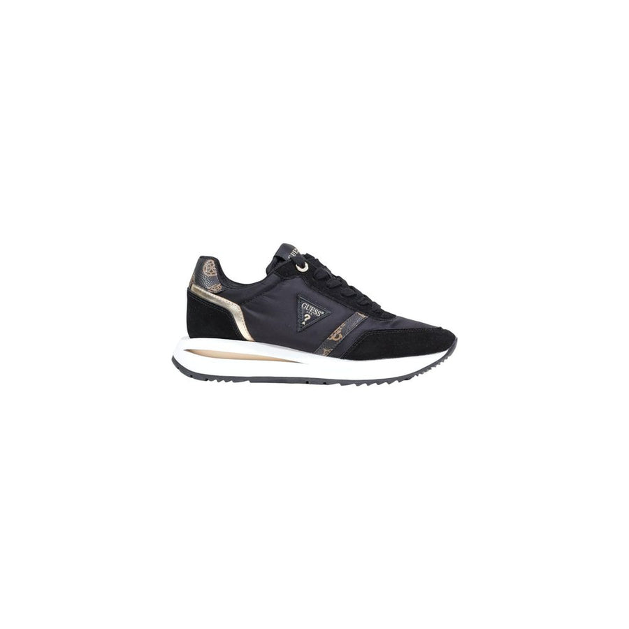 Bicolor Polyester Athletic Sneakers
