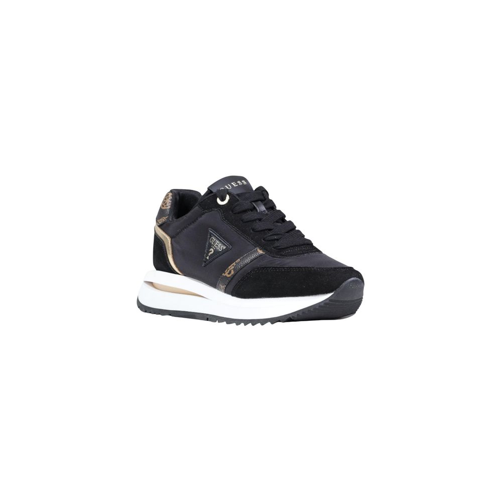Bicolor Polyester Athletic Sneakers