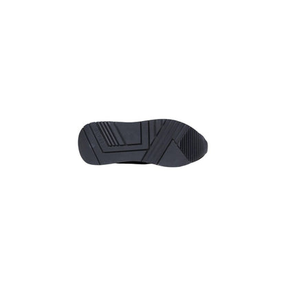 Bicolor Polyester Athletic Sneakers